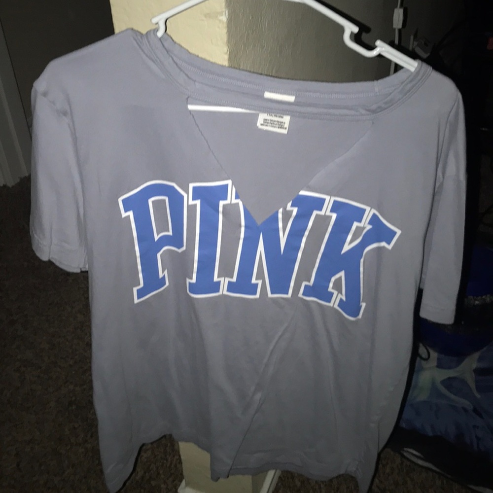 PINK cut out shirt
